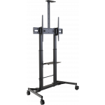 An image showing Carrello per schermi regolabile in altezza con portata di 80 kg