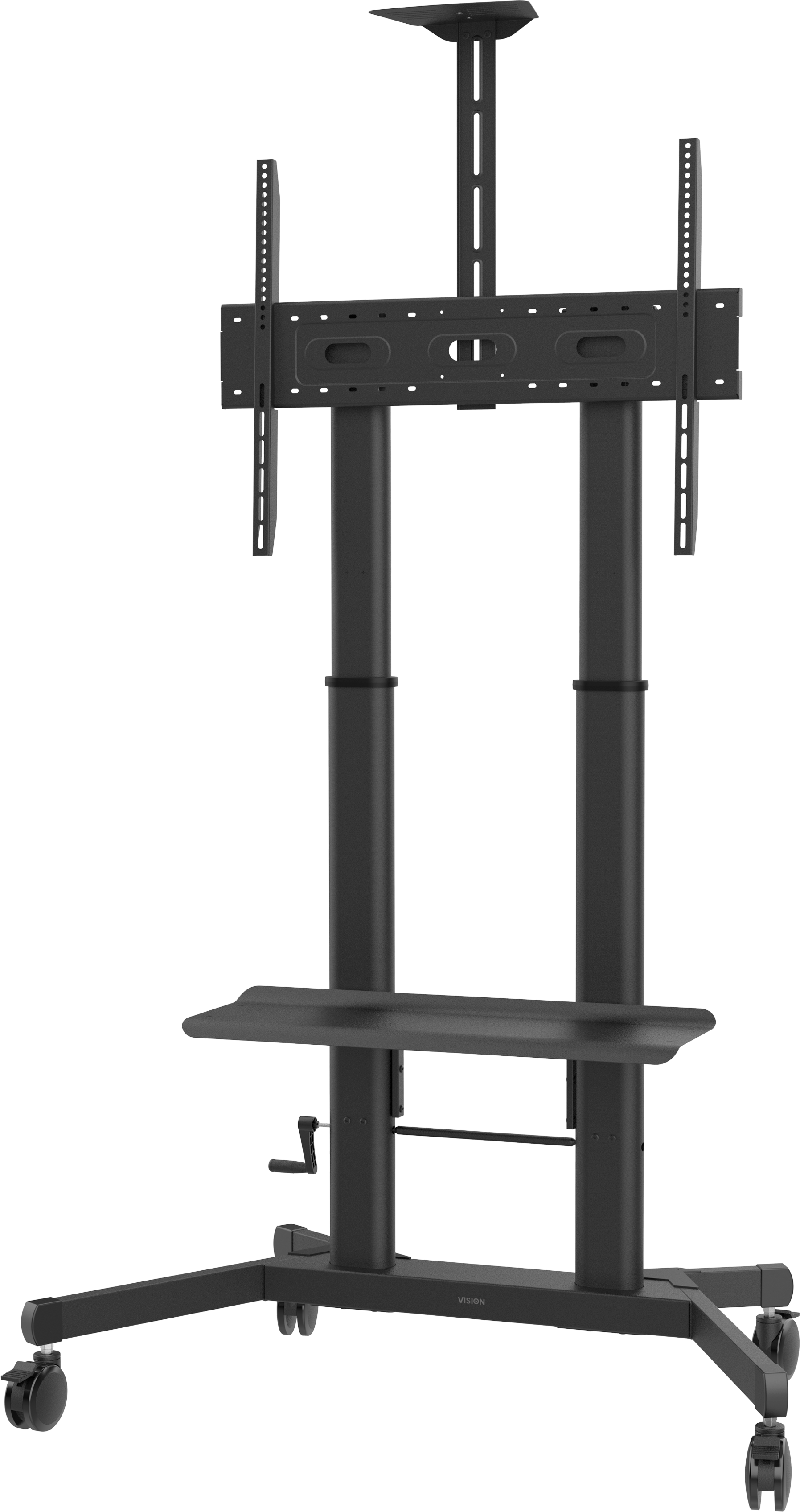 An image showing Height-Adjustable Professional Display Cart 80 kg