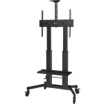 An image showing Chariot d'affichage en aluminium réglable en hauteur VFM-F27 90 kg