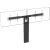 An image showing VFM-F50/DL Suporte de Chão Motorizado para Dois Painéis Planos