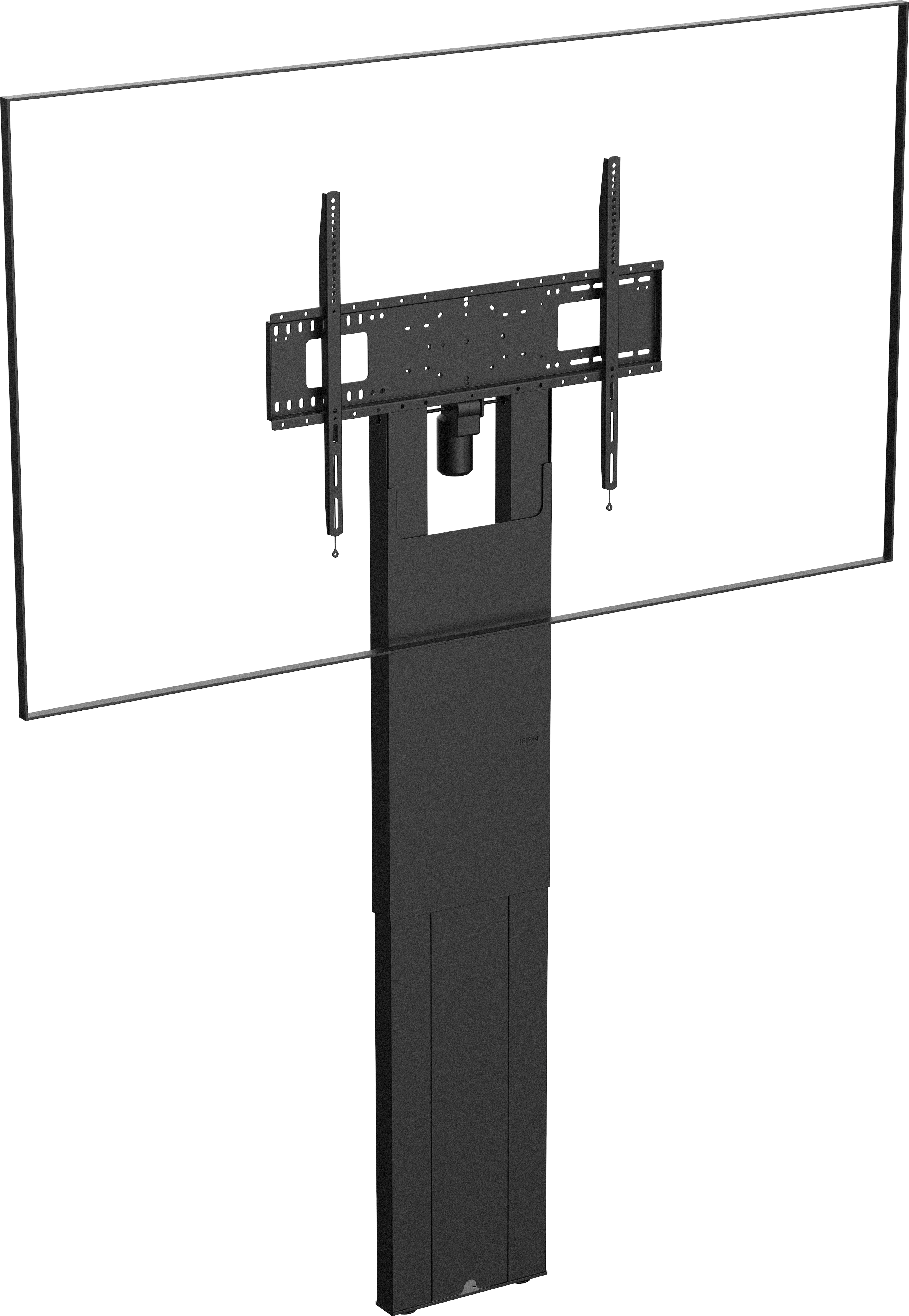 An image showing Soporte a suelo motorizado para pantallas planas
