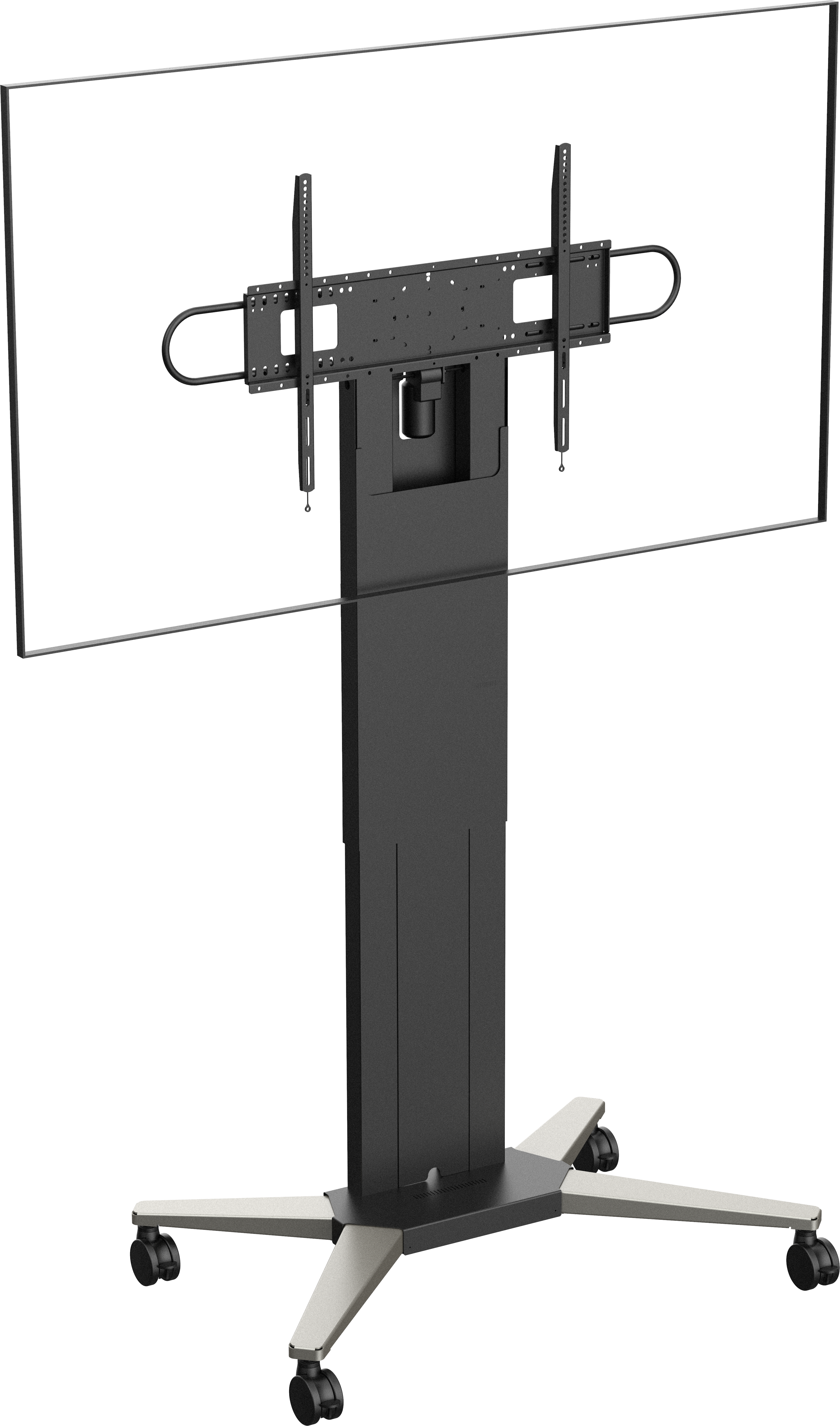 An image showing gemotoriseerde trolley voor flatscreens