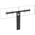 An image showing VFM-F51/DL Soporte de Suelo Doble para Paneles Planos