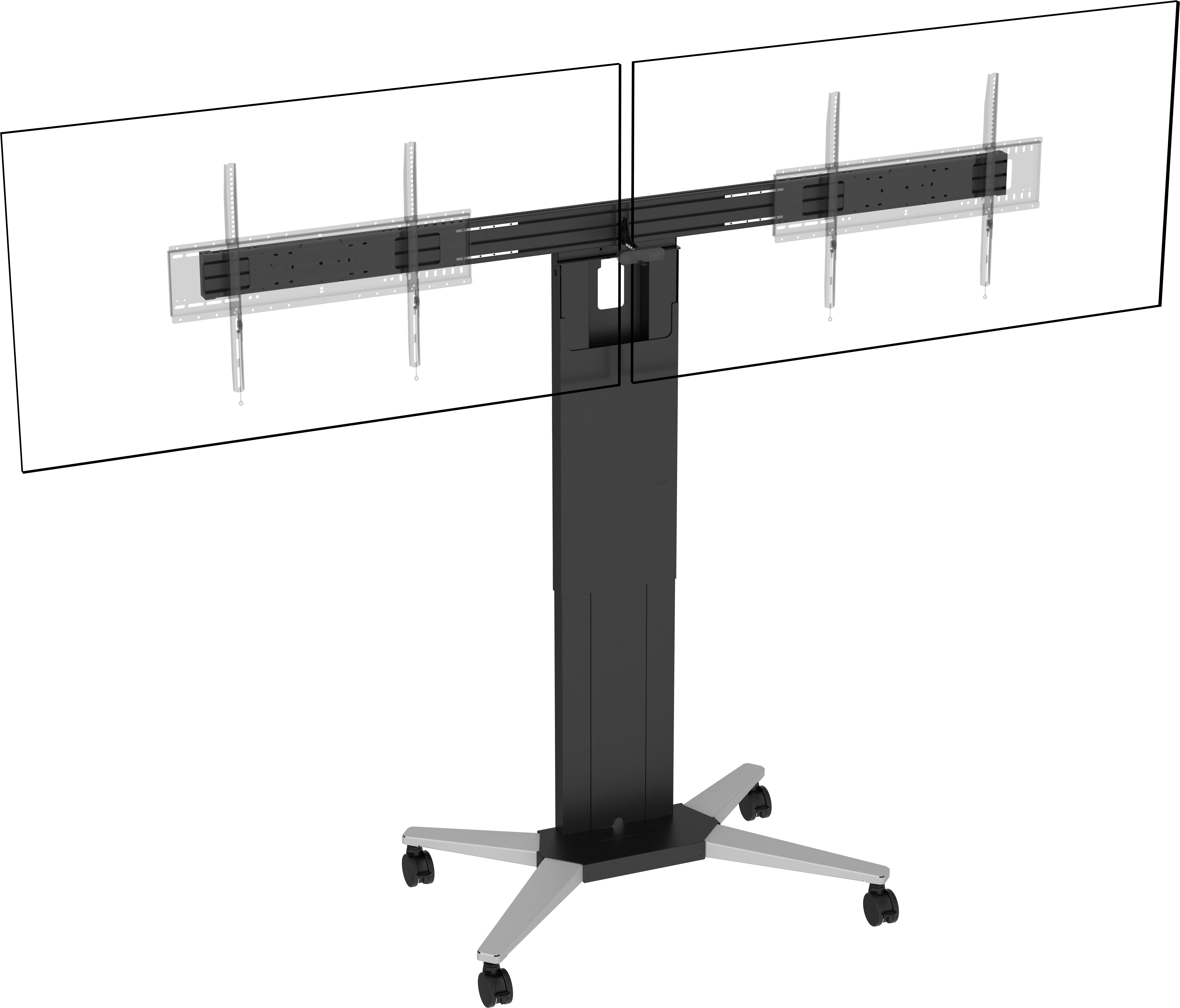 An image showing Dual Flat Panel Floor Stand