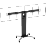 An image showing Suporte de Chão Duplo para Painel Plano