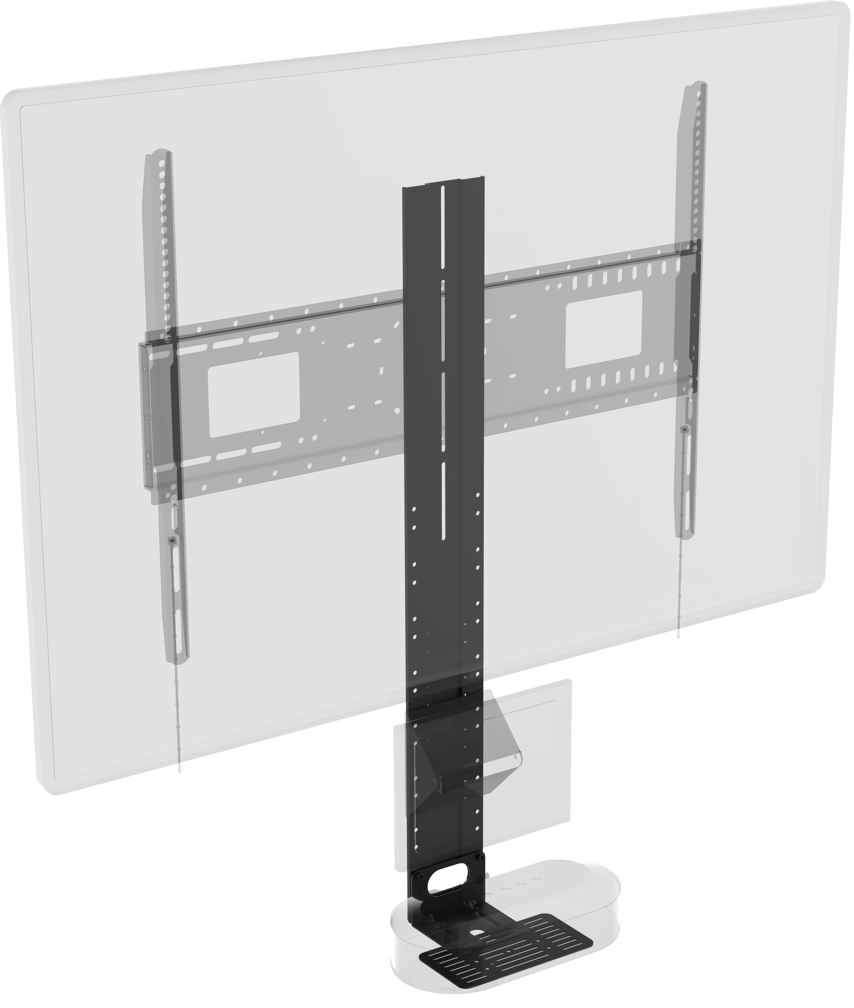 An image showing Wall Mount Video Conference Shelf