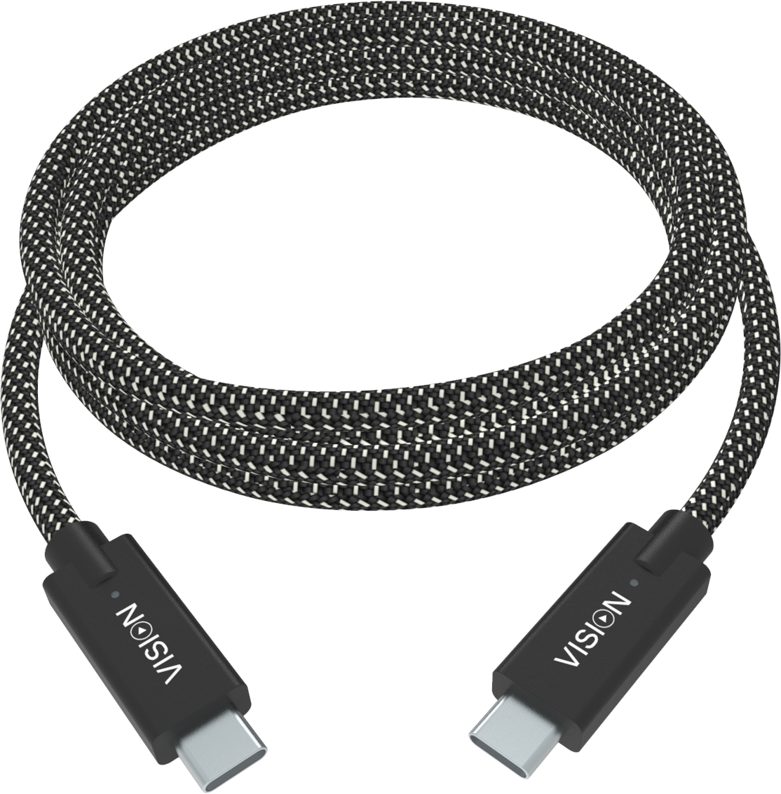 An image showing  Førsteklasses flettet USB 2.0-kabel